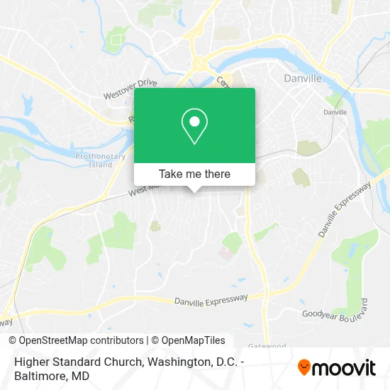 Higher Standard Church map