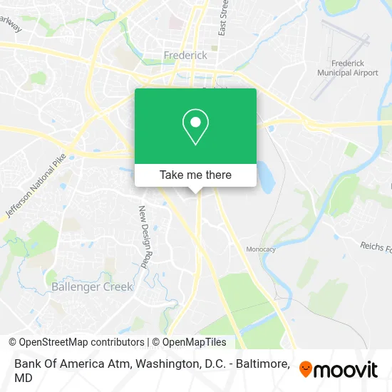 Bank Of America Atm map