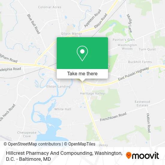 Hillcrest Pharmacy And Compounding map