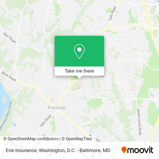 Erie Insurance map
