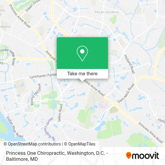 Princess One Chiropractic map