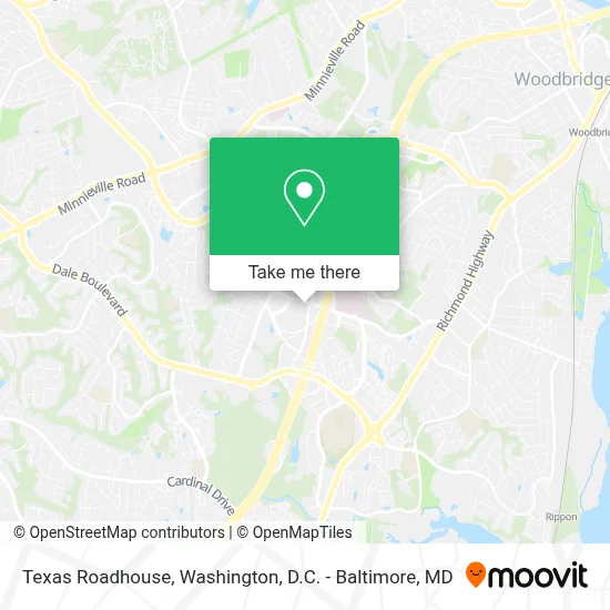 Texas Roadhouse map