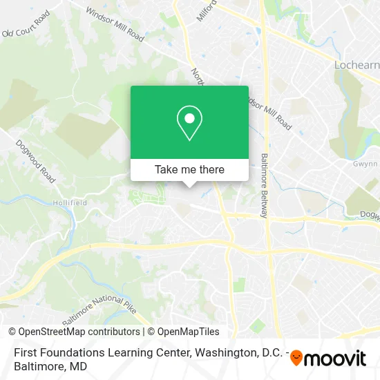 First Foundations Learning Center map