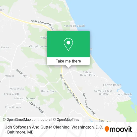 Jdh Softwash And Gutter Cleaning map