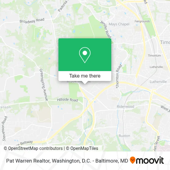 Pat Warren Realtor map