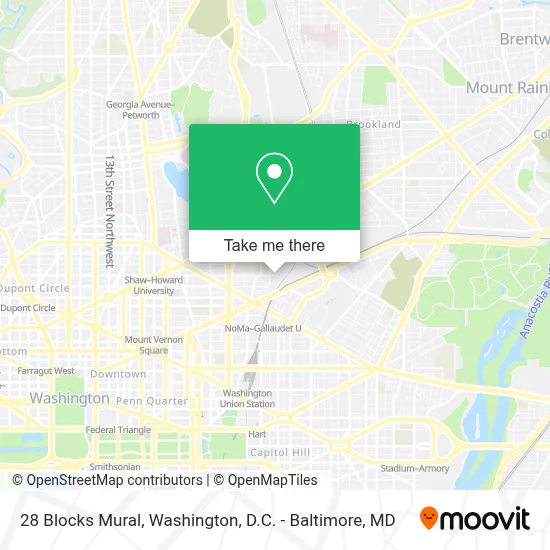 28 Blocks Mural map