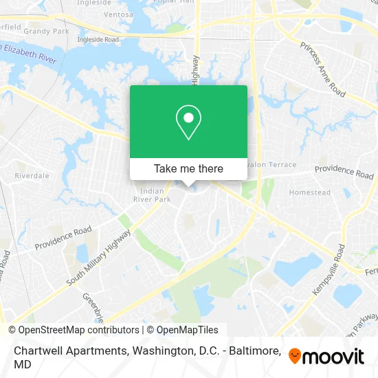 Chartwell Apartments map