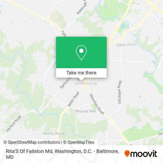 Rita’S Of Fallston Md map