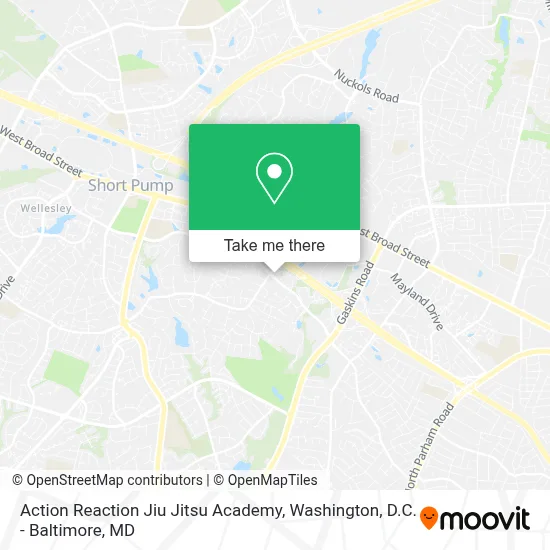 Action Reaction Jiu Jitsu Academy map