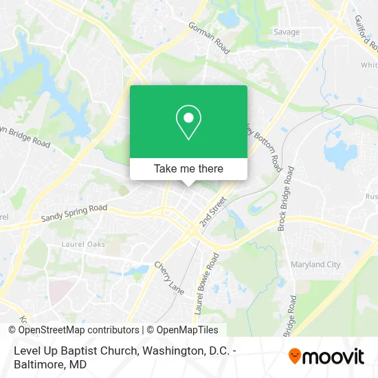 Level Up Baptist Church map