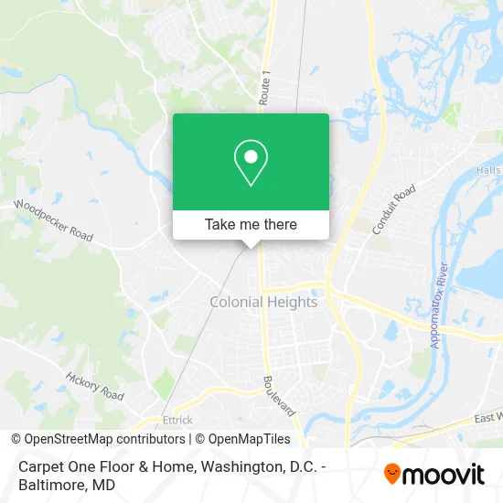 Carpet One Floor & Home map