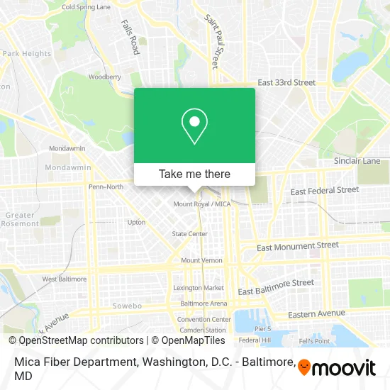 Mica Fiber Department map