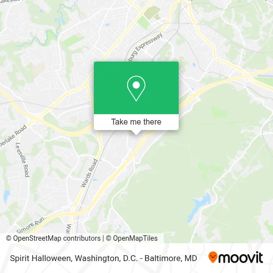 Spirit Halloween map