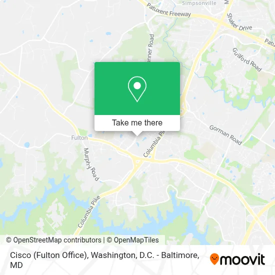 Cisco (Fulton Office) map