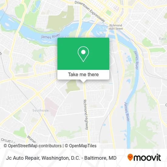 Jc Auto Repair map