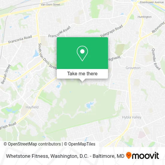 Whetstone Fitness map