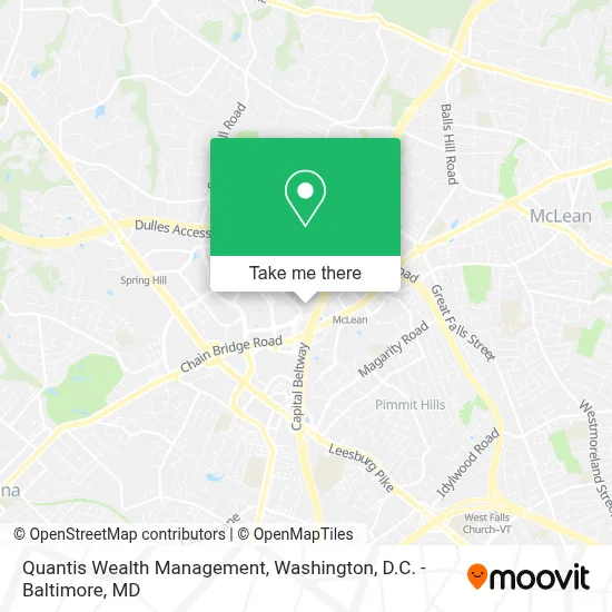 Quantis Wealth Management map