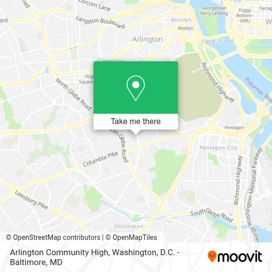 Arlington Community High map