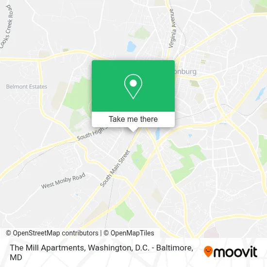 The Mill Apartments map