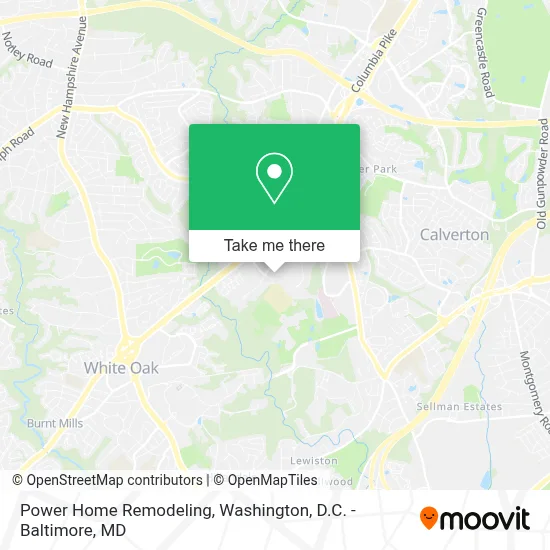 Power Home Remodeling map