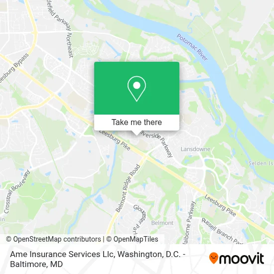 Ame Insurance Services Llc map