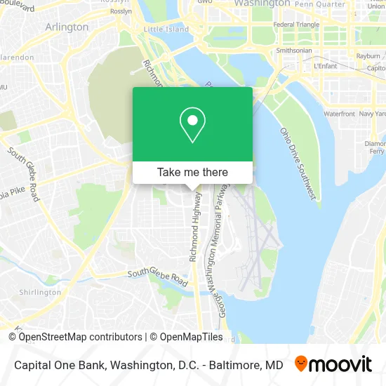 Capital One Bank map