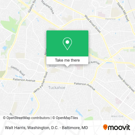 Walt Harris map