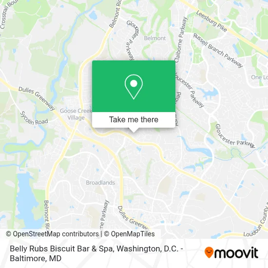 Belly Rubs Biscuit Bar & Spa map