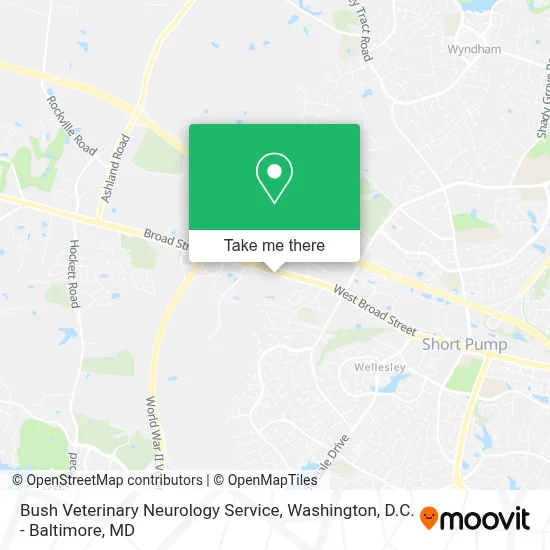 Bush Veterinary Neurology Service map