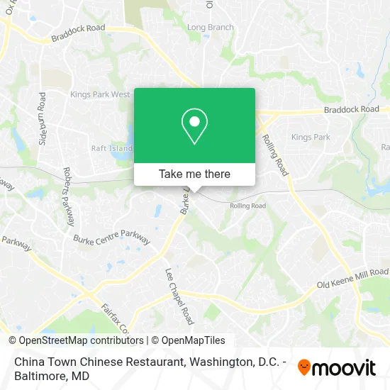 China Town Chinese Restaurant map