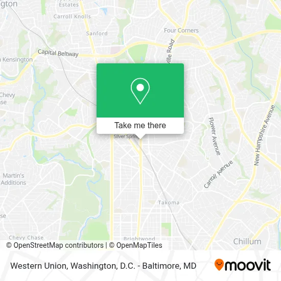 Western Union map