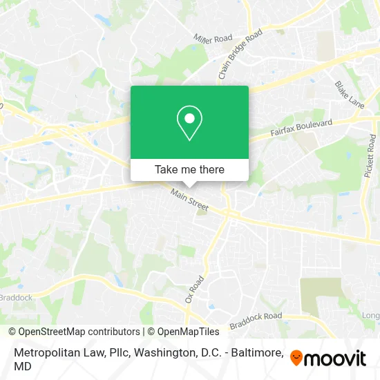 Metropolitan Law, Pllc map