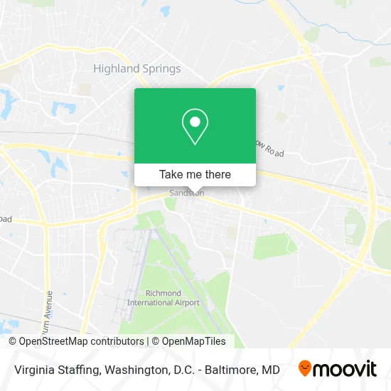 Virginia Staffing map