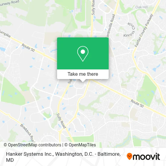 Hanker Systems Inc. map