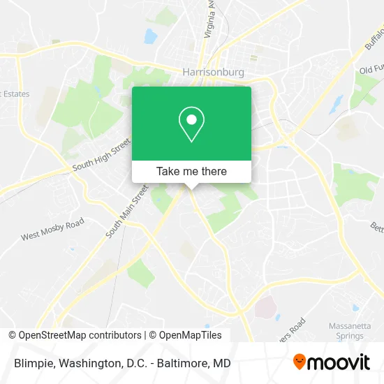 Blimpie map