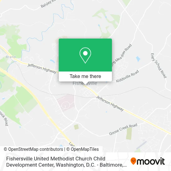 Fishersville United Methodist Church Child Development Center map