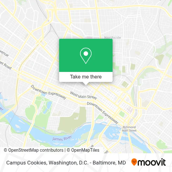 Campus Cookies map