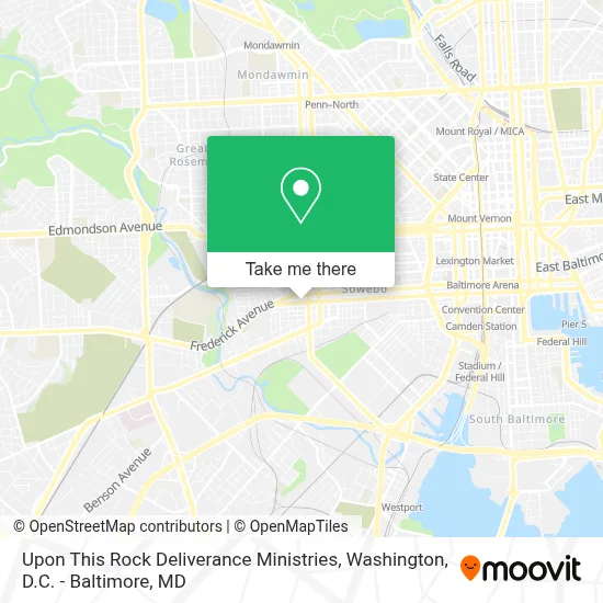 Upon This Rock Deliverance Ministries map