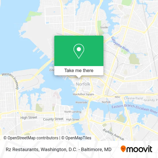 Rz Restaurants map