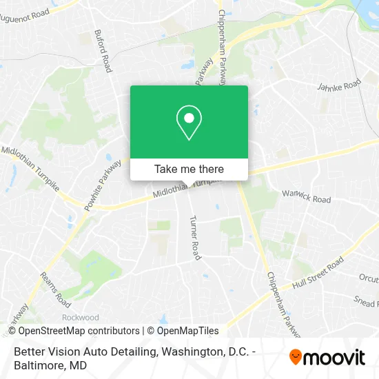 Better Vision Auto Detailing map
