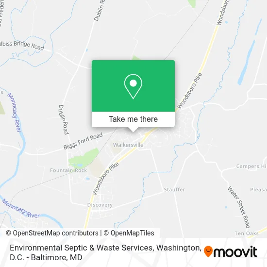 Environmental Septic & Waste Services map