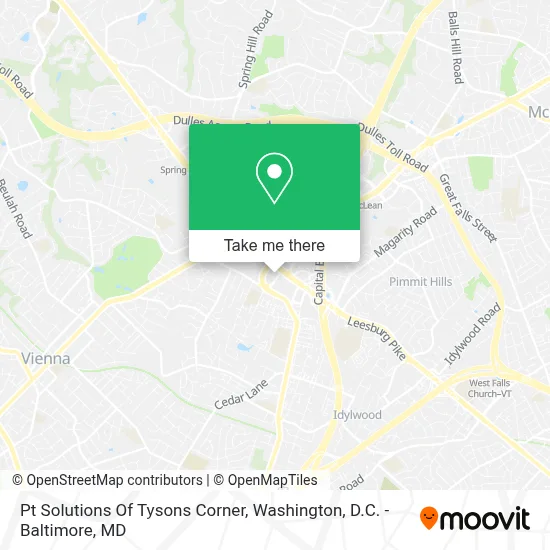 Pt Solutions Of Tysons Corner map