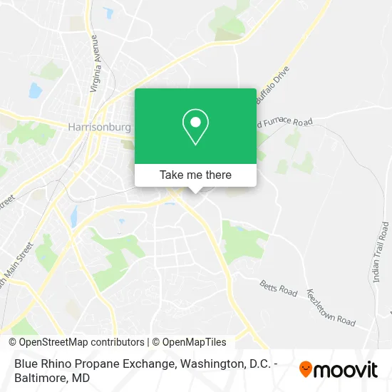 Blue Rhino Propane Exchange map