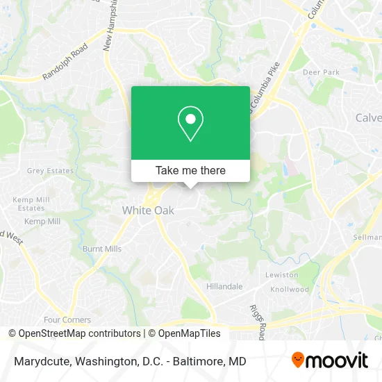 Marydcute map