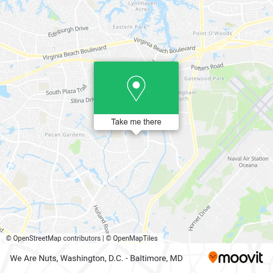 We Are Nuts map