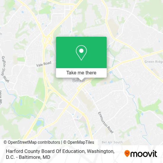 Harford County Board Of Education map