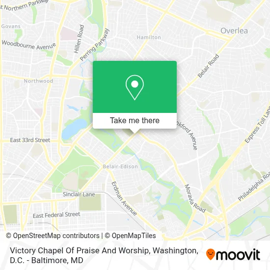 Victory Chapel Of Praise And Worship map