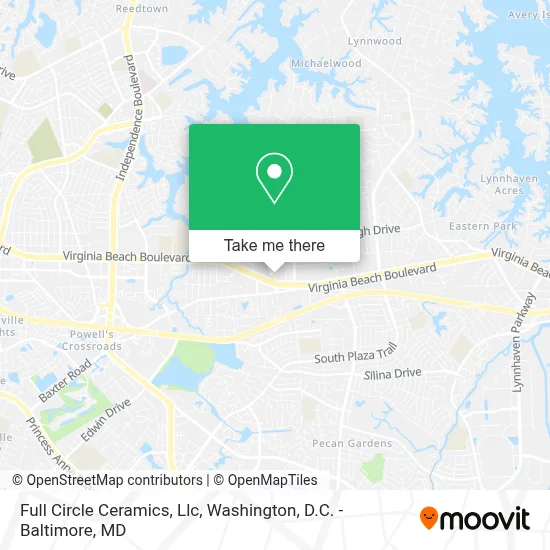 Full Circle Ceramics, Llc map