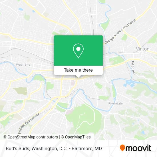 Bud's Suds map