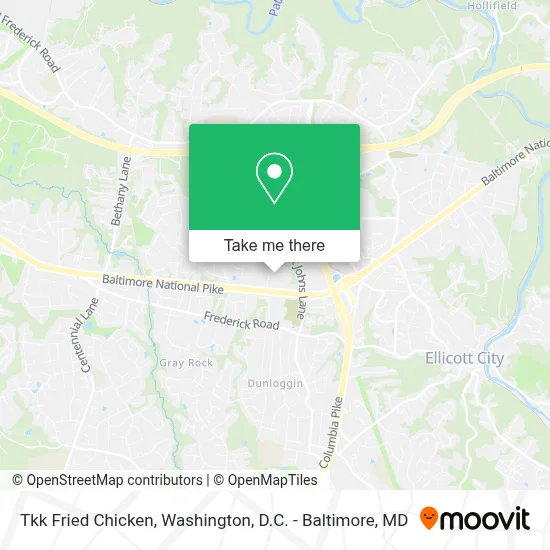 Tkk Fried Chicken map